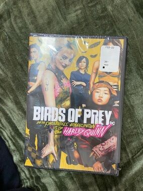 Yellow & Pink Birds of Prey Cover Art movie